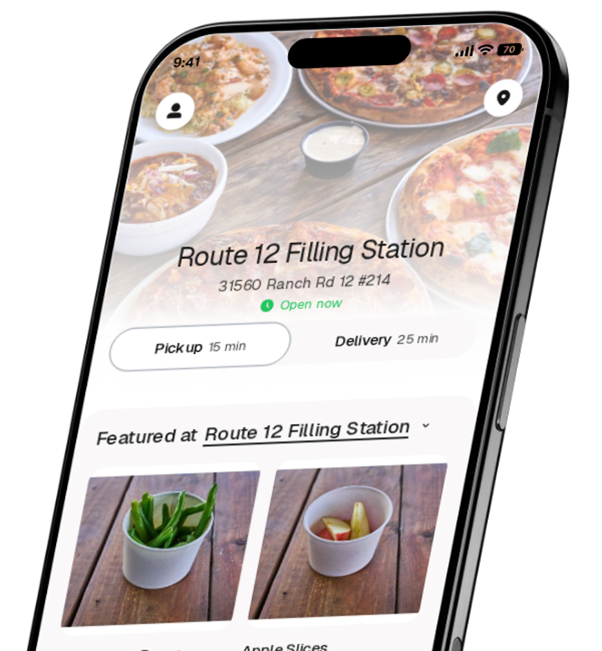 Route 12 Filling Station app preview