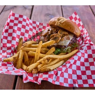 Swiss & Mushroom Burger